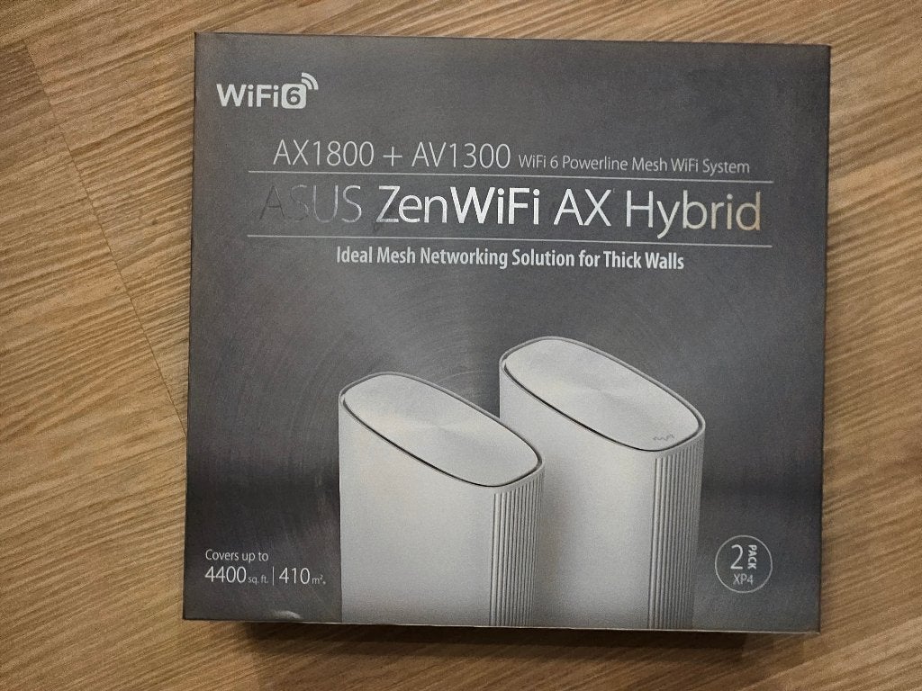 ASUS ZenWiFi AX Hybrid 2-pack router, Ophalen of Verzenden, Zo goed als nieuw, Router met modem, Asus