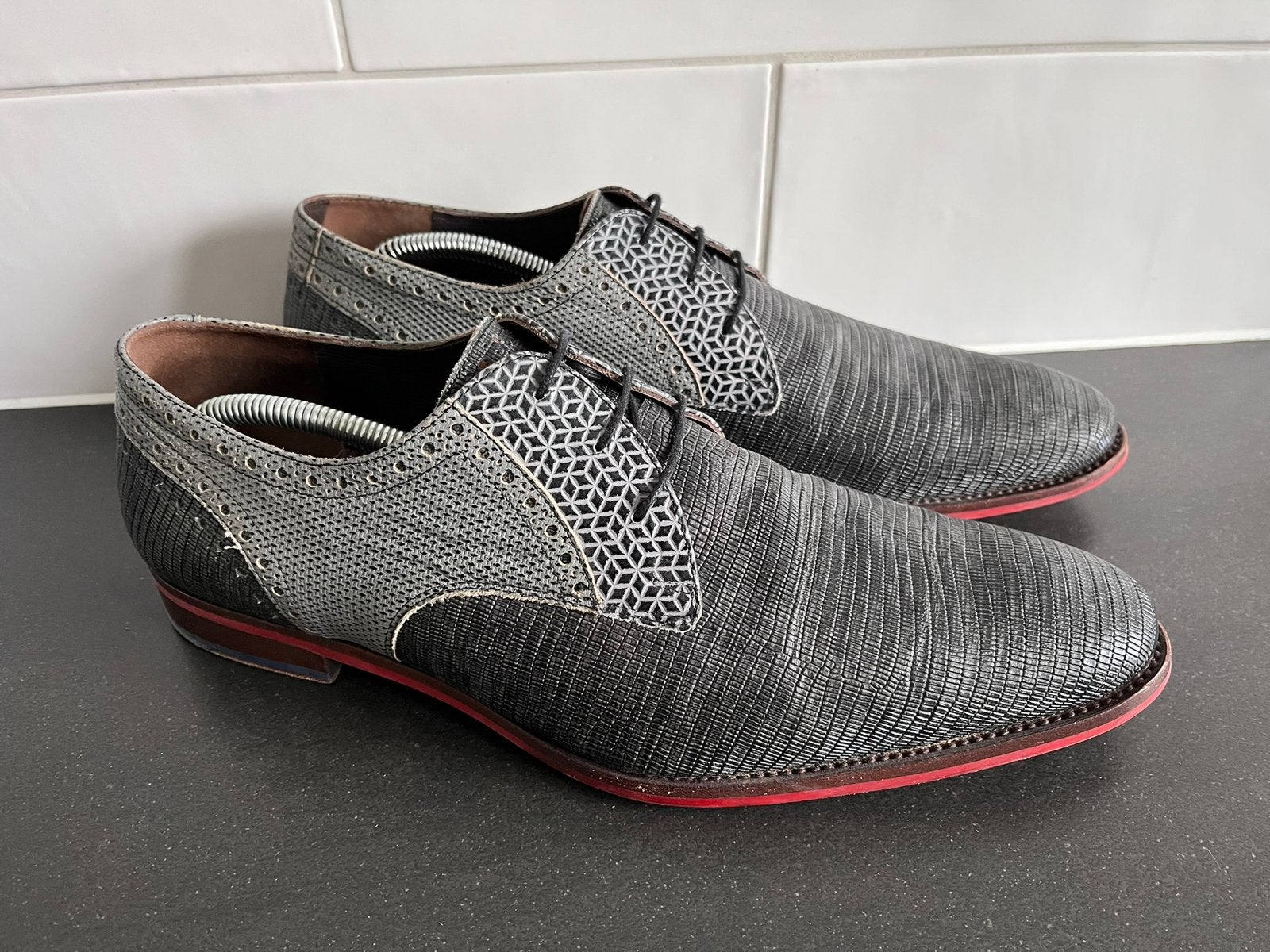 Floris van Bommel herenschoenen maat 9.5 / 43.5, Floris van Bommel, Overige kleuren, Floris van Bommel, Ophalen of Verzenden