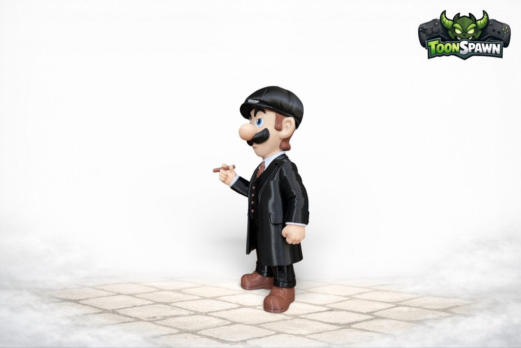 Luigi Shelby – Mario x Shelby Mash‑up Figurine – 31 cm, Ophalen of Verzenden, Nieuw, Overige typen