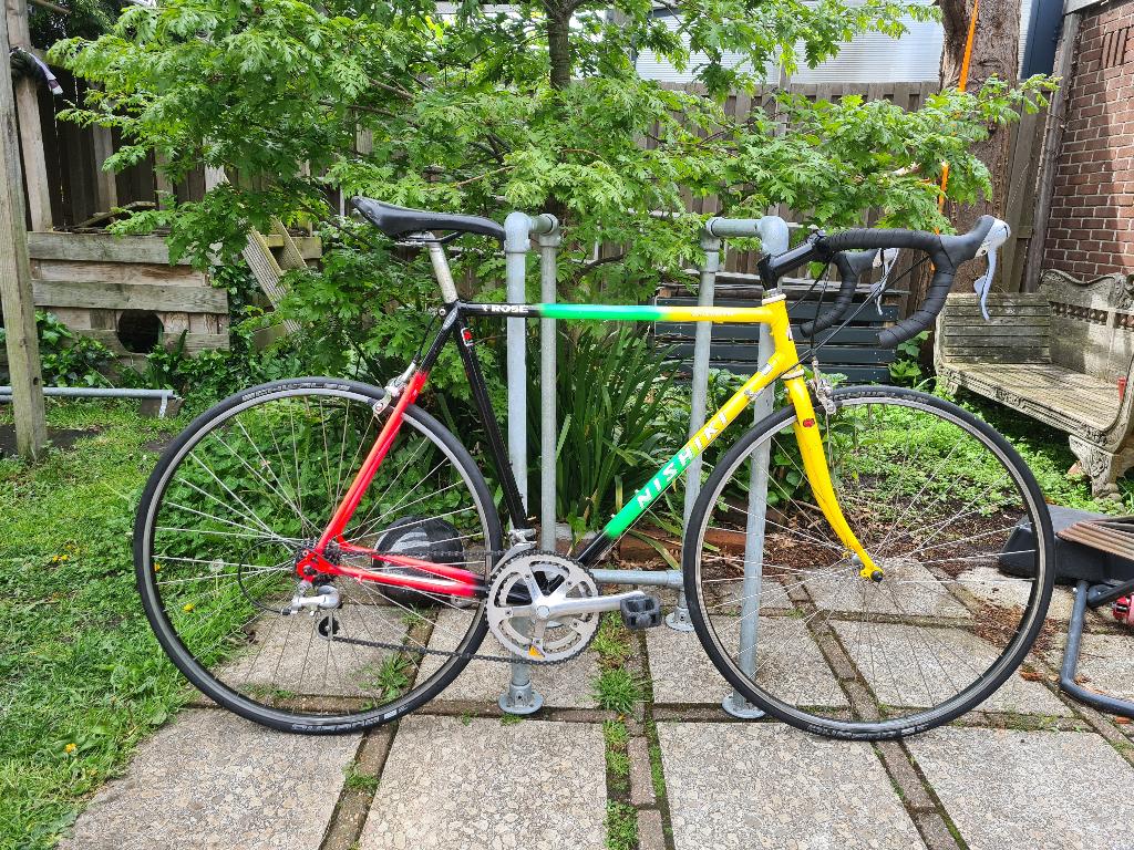 Nishiki Silhouette (58cm) Tange Steel, Shimano RX100/RSX, 28 inch, Gebruikt, 57 tot 61 cm, Ophalen