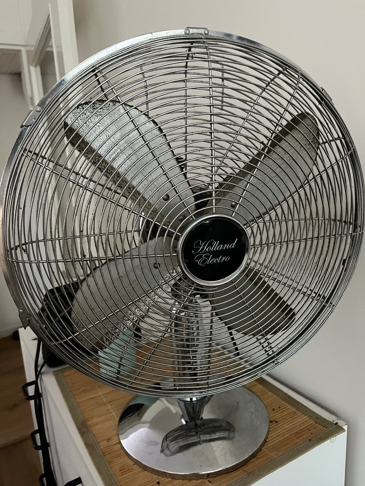 Kleine Holland Electro Tafelventilator, Witgoed en Apparatuur, Ophalen, Gebruikt, Tafelventilator