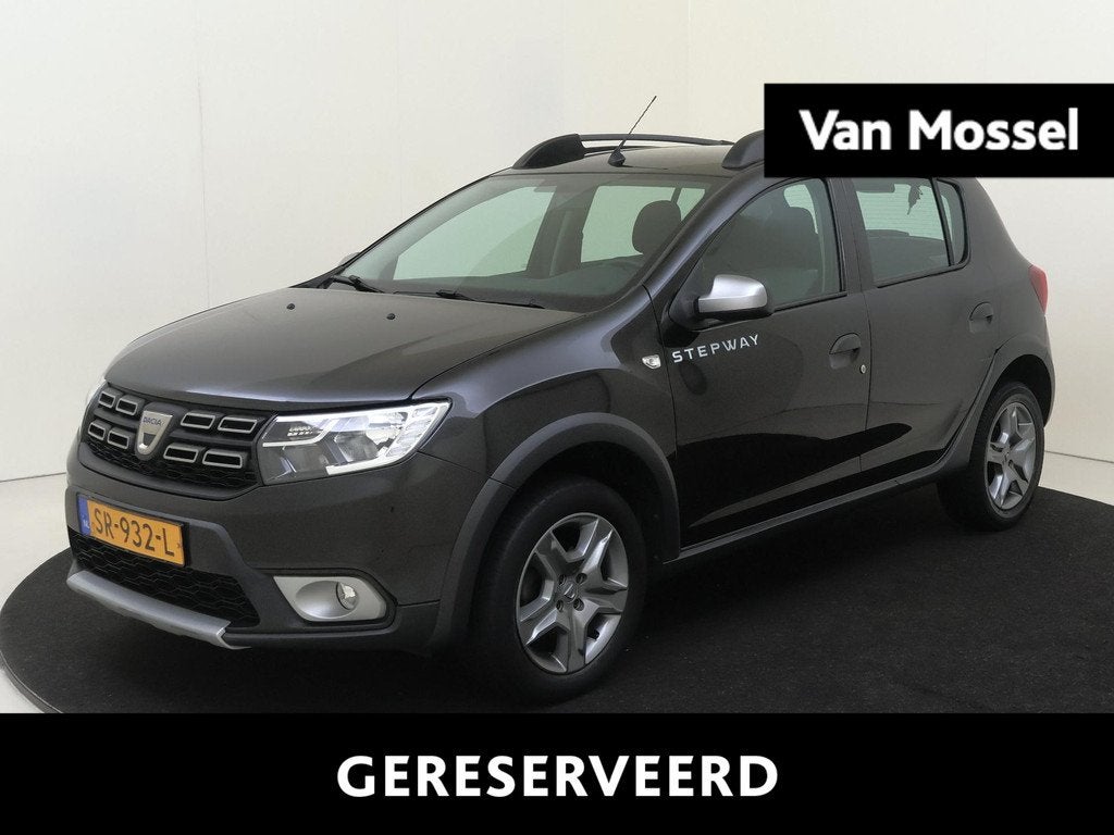 Dacia Sandero 0.9 TCe 90 PK SL Stepway | Parkeer pakket | ai, Auto's, Dacia, 898 cc, Stof, Euro 6, Zwart