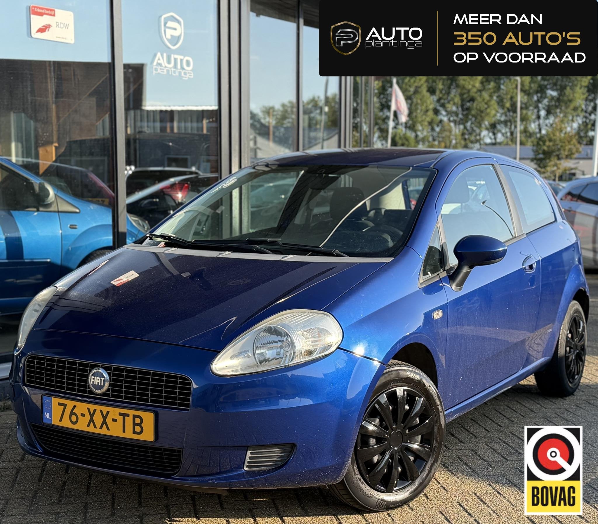 Fiat Grande Punto 1.4 Dynamic 77PK | AUTOMAAT | Trekhaak | A, Stof, 4 cilinders, Grande Punto, Origineel Nederlands