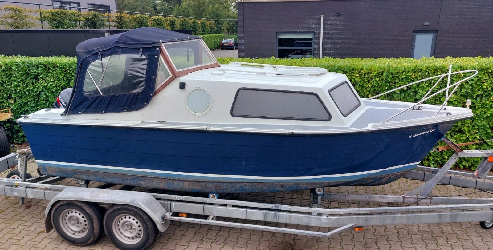 Mayland kajuitboot met 25PK Suzuki Viertakt