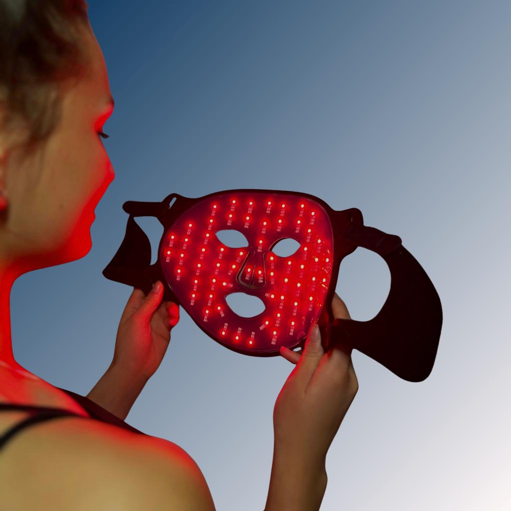 LED Gezichtsmasker - lichttherapie masker, Info@vitalwave.nl, Nieuw, Vitalwave.nl, Verzorging