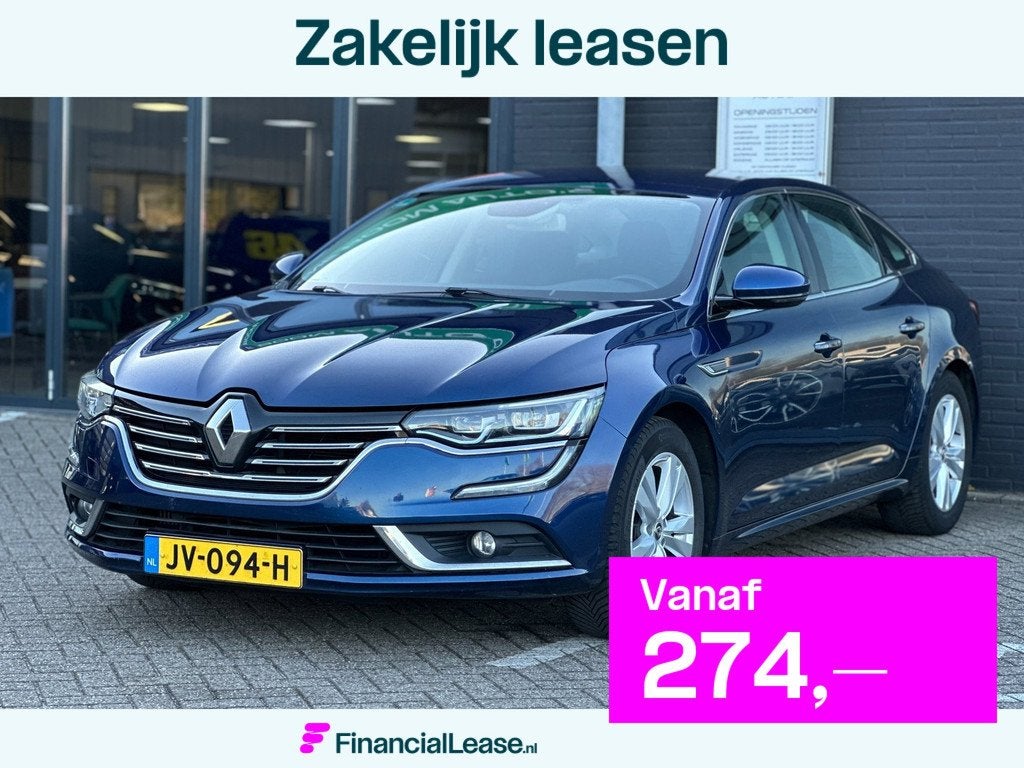 Renault Talisman 1.6 TCe Zen/2E EIG/NAVI/AIRCO/AUTOMAAT/NETT, Auto's, Renault, Bedrijf, Lease, Financial lease, Talisman, ABS