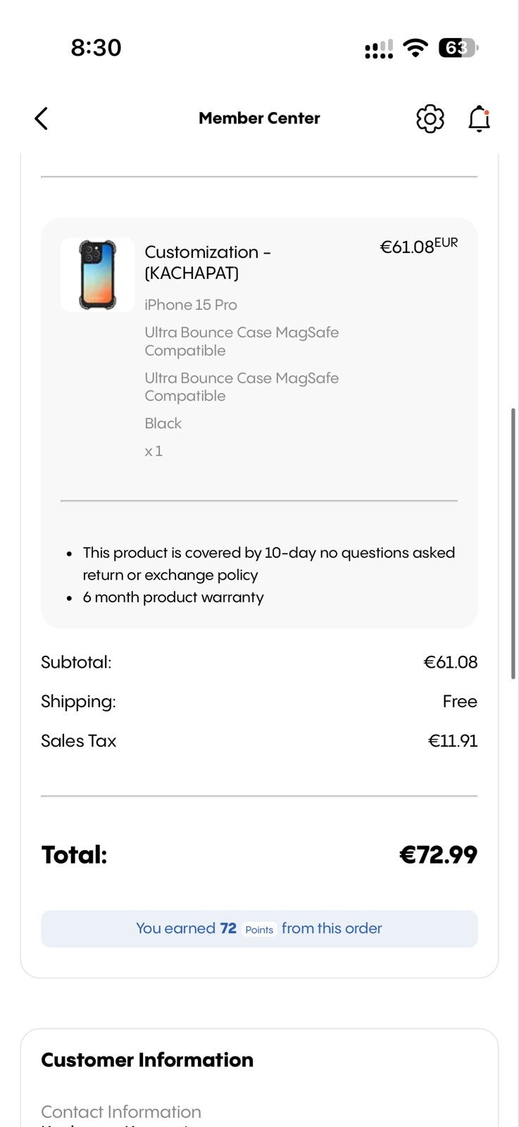 Foto 5 van CASETiFY Ultra Bounce Case MagSafe iPhone 15 Pro