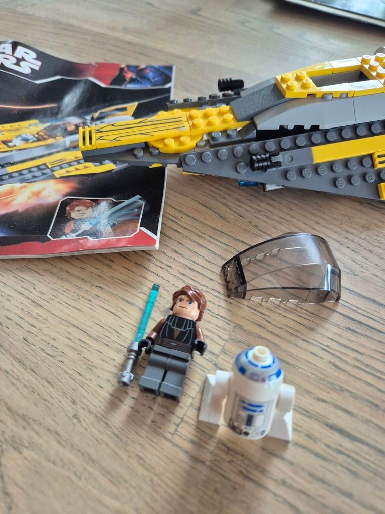 Lego Star Wars 7669 Anakins Starfighter nieuwstaat, Compleet, Star Wars, Lego, Ophalen of Verzenden
