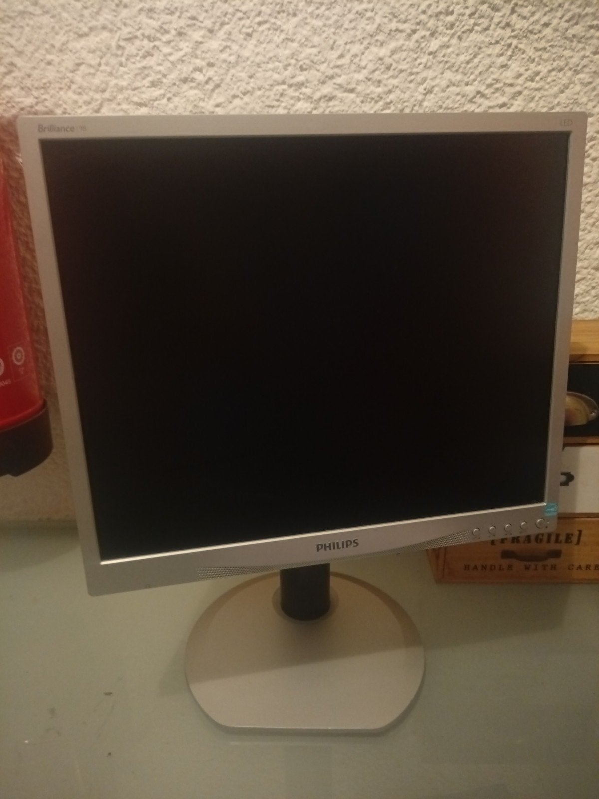 Philips 19 inch LCD monitor | VGA / DVI | Werkend, Computers en Software, Monitoren, Ophalen of Verzenden, Overige typen, Overige resoluties