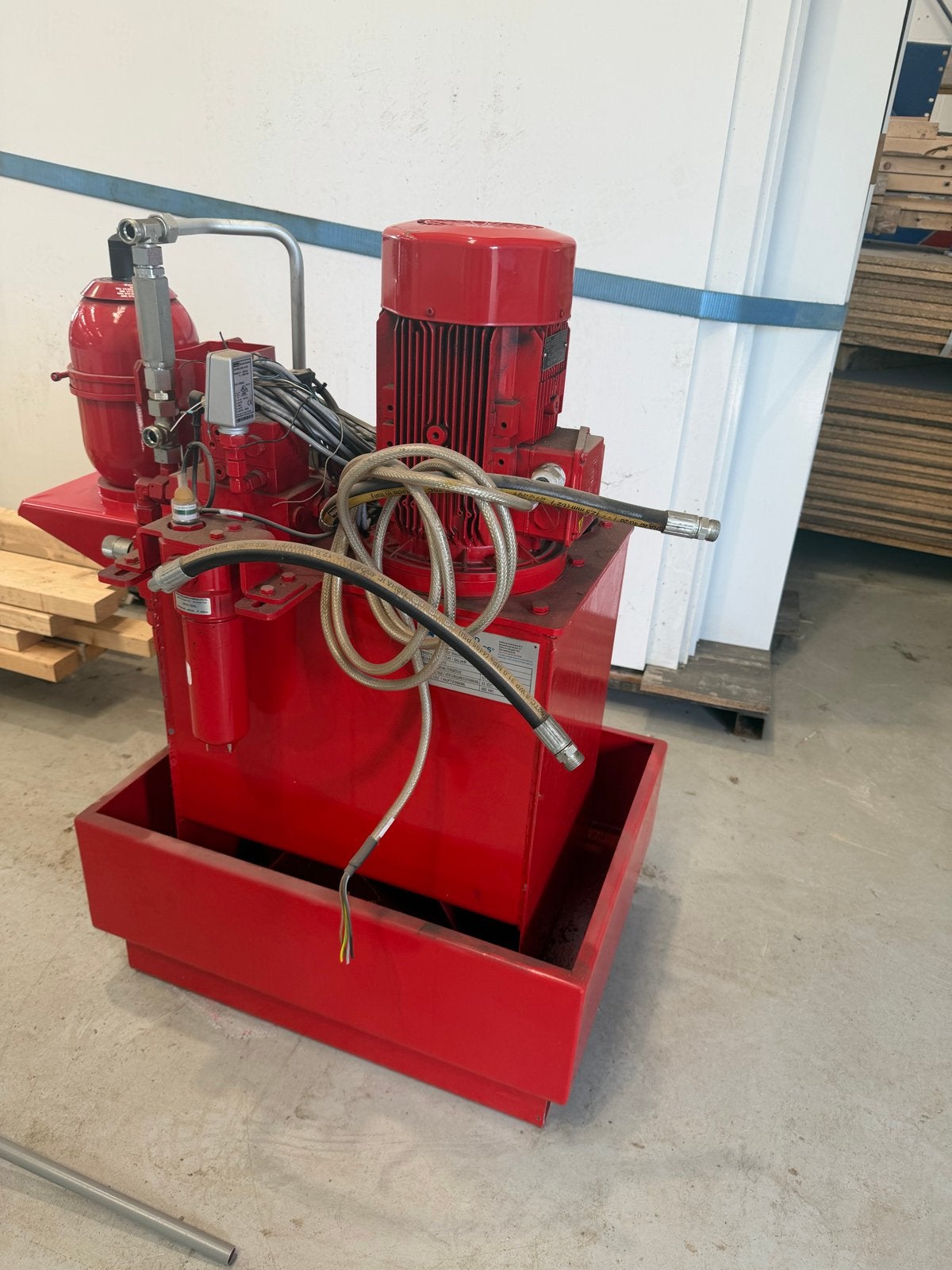 Holland Hydraulics 63 liter hydrauliek unit 400 VAC, Zakelijke goederen, Machines en Bouw | Onderdelen, Ophalen