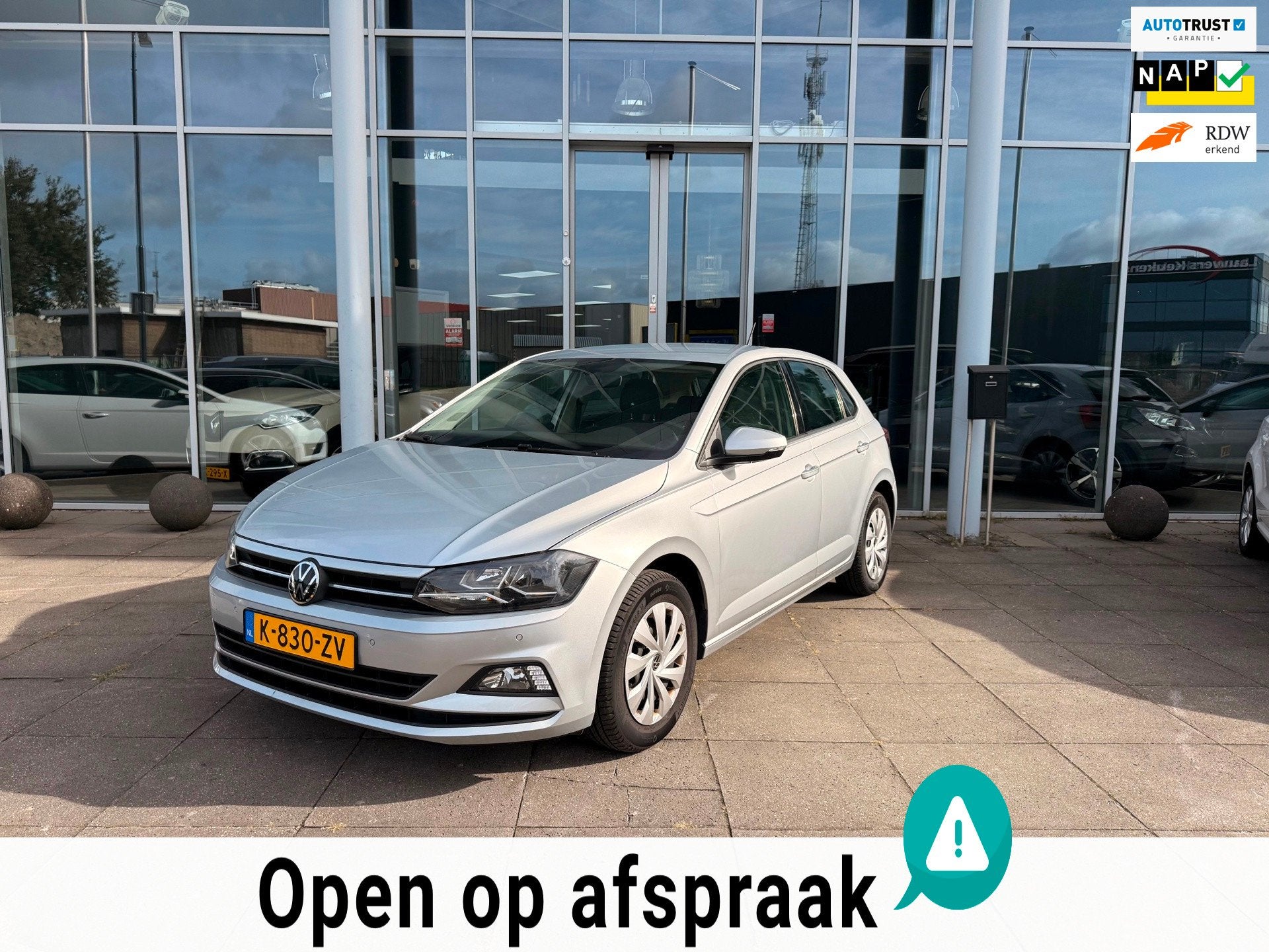 Volkswagen Polo 1.0 TSI Highline VIRTUAL|ACC|Navi|PDC|CARPLA, Voorwielaandrijving, Dealer onderhouden, 1063 kg, Gebruikt