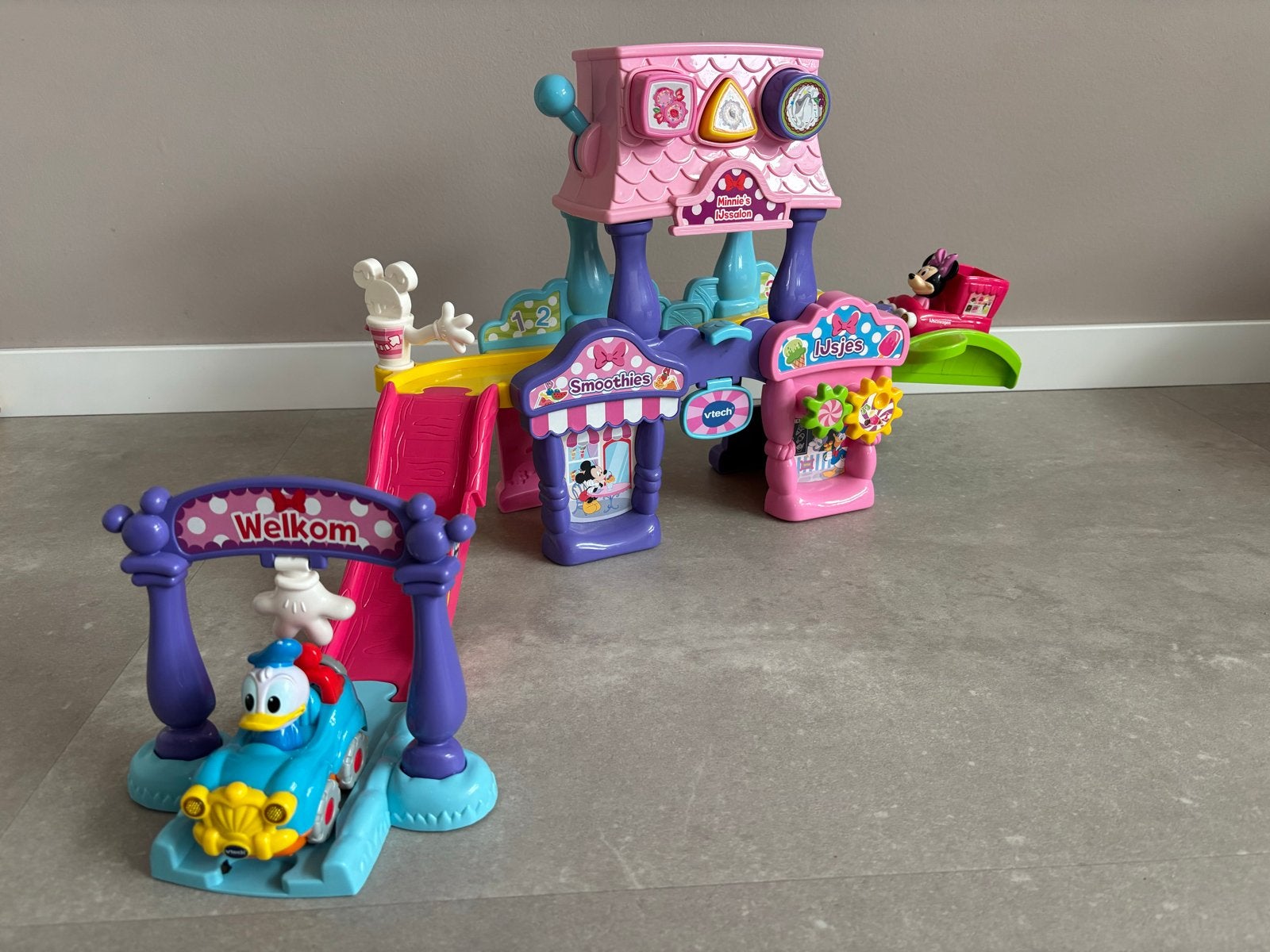 VTech Toet Toet Auto's Mickey Mouse Speelset met Geluid, Ophalen of Verzenden, Gebruikt, Auto, Met geluid