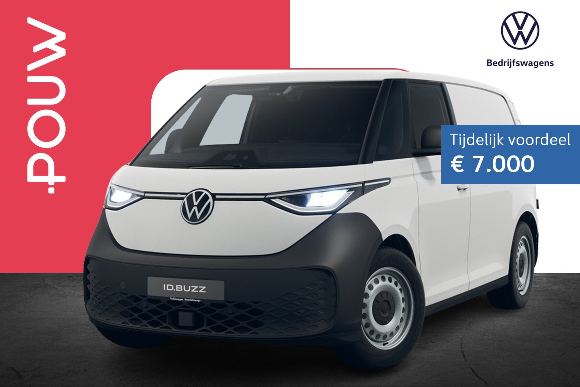 Volkswagen ID. Buzz Cargo 286pk Economy Limited Edition 79 k, Auto's, Automaat, 12 maanden, Zwart, Volkswagen