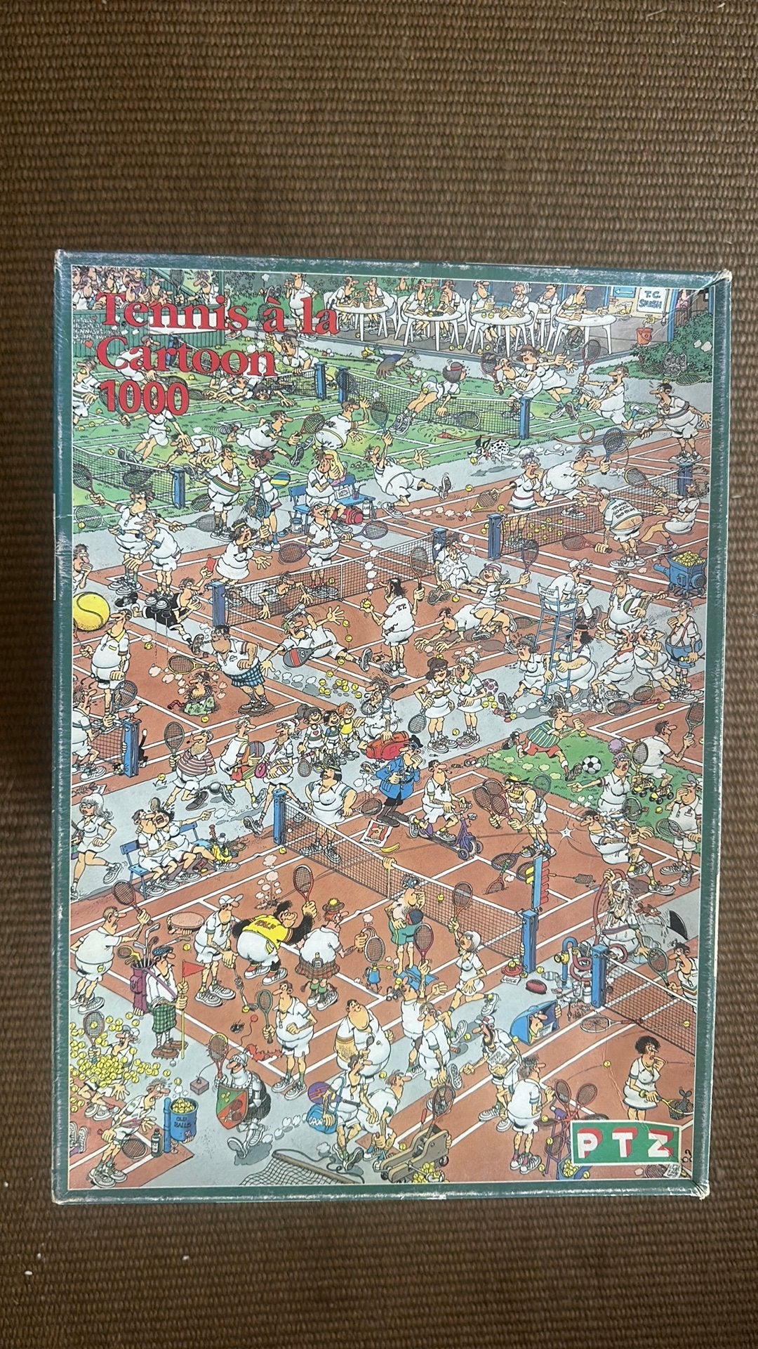 Jan van haasteren vintage tennis a la cartoon, Ophalen, 500 t/m 1500 stukjes, Zo goed als nieuw