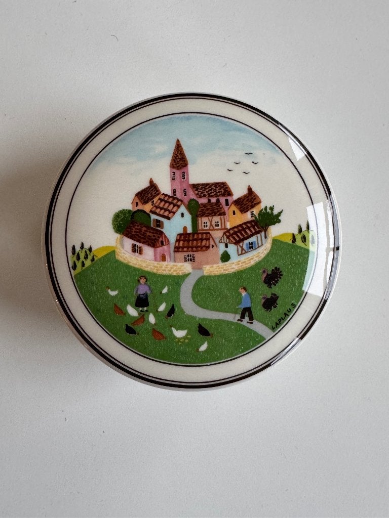 Vintage Villeroy & Boch Design Naif Suikerpot, Verzenden, Zo goed als nieuw, Overige stijlen, Porselein