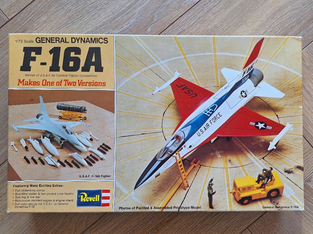 1:72 1/72 Revell General Dynamics F-16A 1, 1:72 tot 1:144, Revell, Ophalen of Verzenden, Zo goed als nieuw