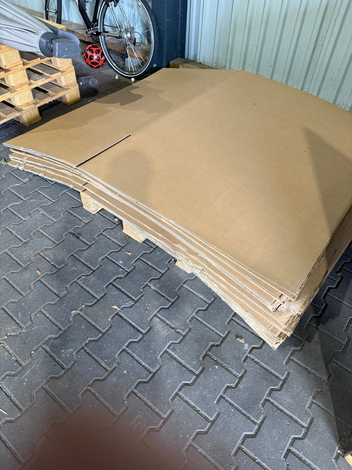 Grote opvouwbare pallet dozen 80x120, Doe-het-zelf en Verbouw, Kratten en Dozen, 100 cm of meer, Opvouwbaar, 60 cm of meer, Ophalen of Verzenden