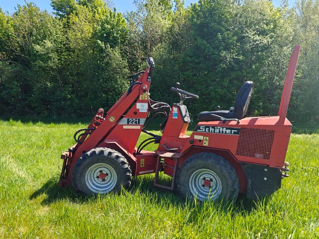 Schaeffer Mini shovel 221 - wiellader, loader, Ophalen of Verzenden, Wiellader of Shovel