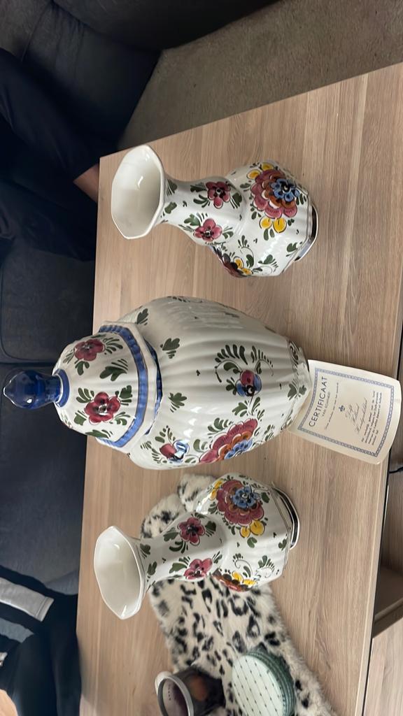 Prachtig Delfts Blauw Aardewerk Set - Handgeschilderd, Ophalen of Verzenden