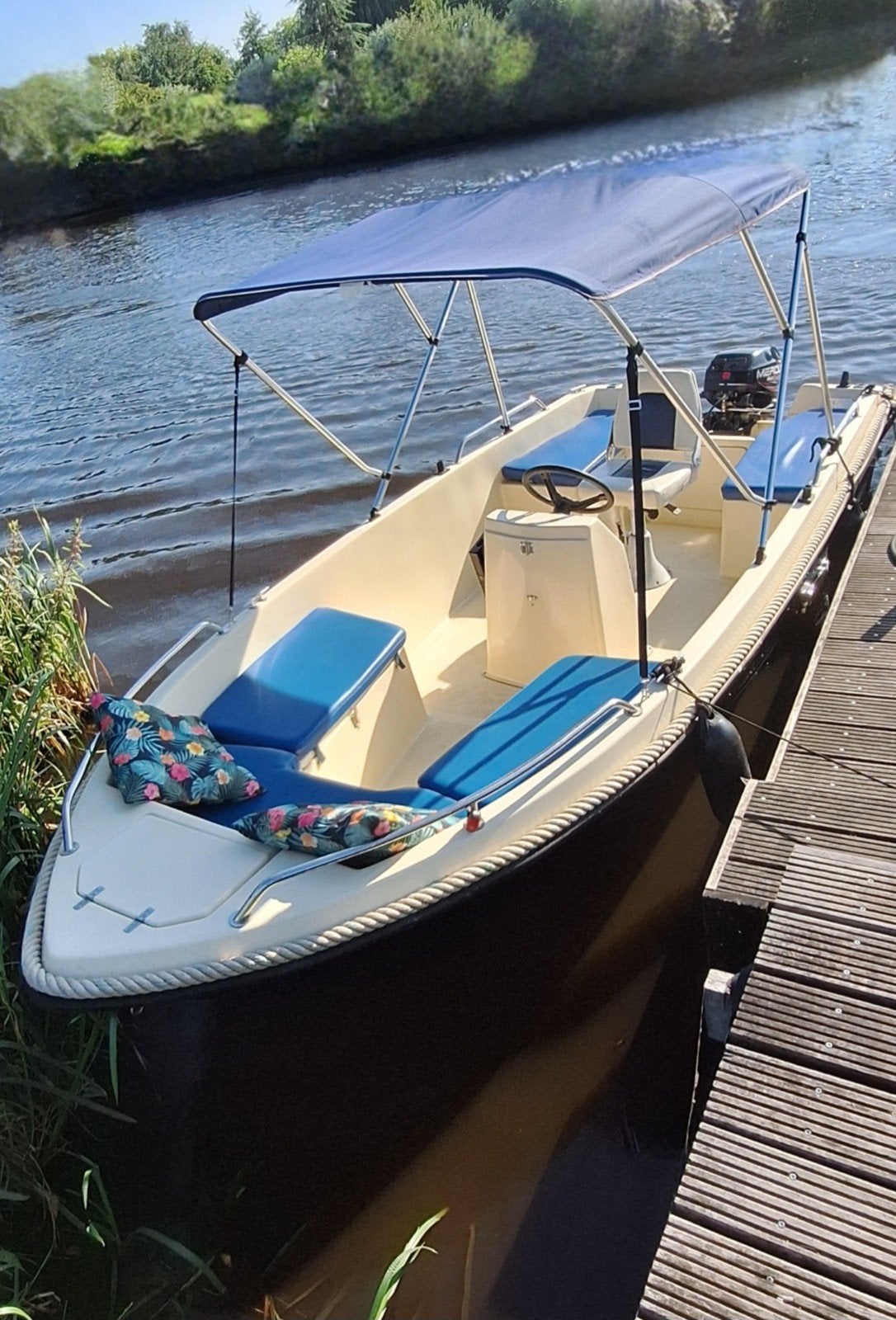 Top bootje, SEA-FINDER 420 met Mercury 8PK 4 takt, Ophalen, Consoleboot, Gebruikt, Rondzit