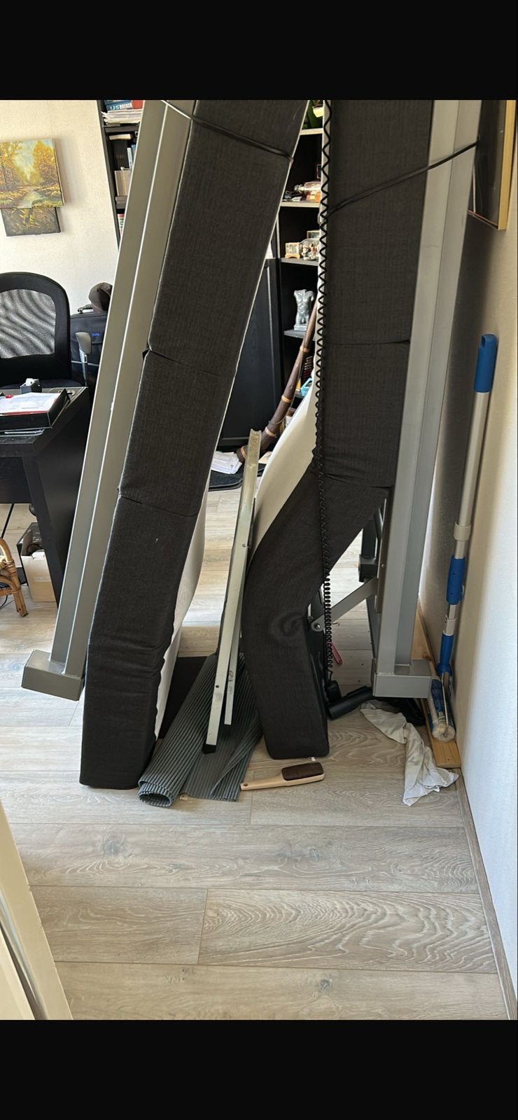Verstelbaar eenpersoonsbed met elektrisch verstelbare latten, Ophalen, 90 cm, Eenpersoons, 200 cm