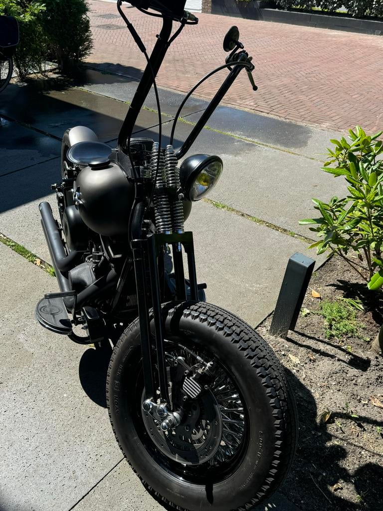 Unieke Harley Davidson Bobber 1340CC - FXSTC Softail EVO, Motoren, Sportuitlaat, Chopper, Gebruikt, Particulier