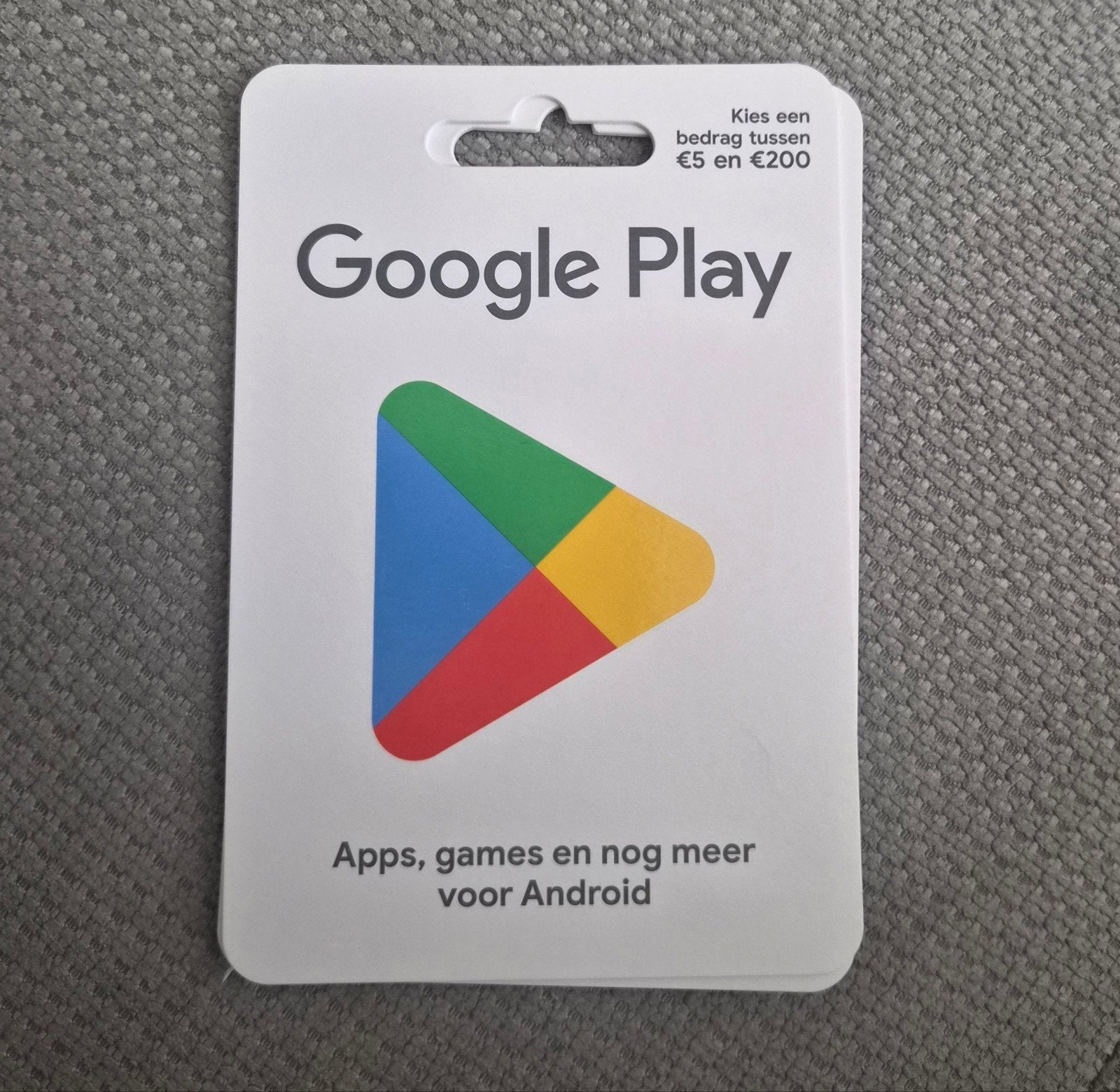 Google Play kaarten tegoed, Twee personen, Overige soorten