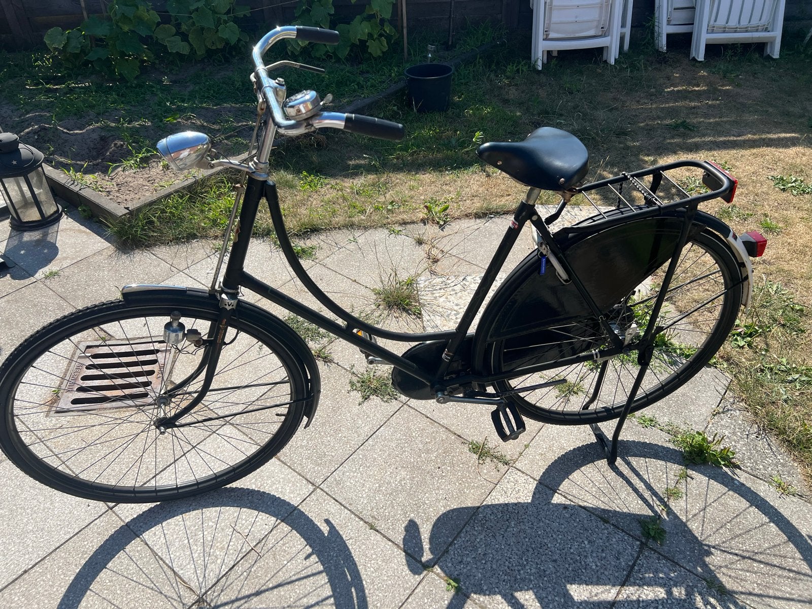 Vintage Intercycle Damesfiets - Oldtimer met Unieke Rem, Fietsen en Brommers, Fietsen | Oldtimers, 51 tot 55 cm, Ophalen, Trommelrem