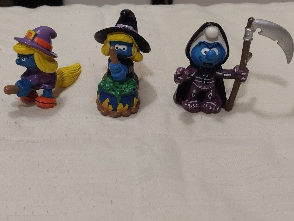 halloween smurfen, Ophalen of Verzenden, Gebruikt, Overige Smurfen, Poppetje, Figuurtje of Knuffel