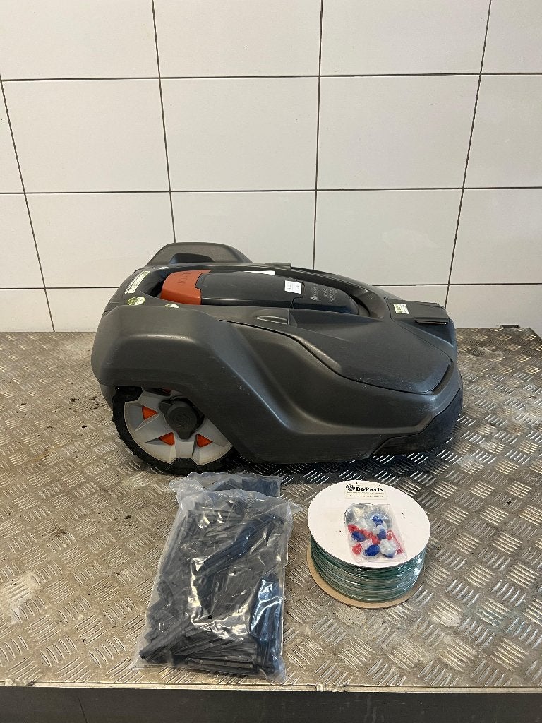 2e Hands Husqvarna AM 450X, Cirkelmaaier, Gebruikt, Minder dan 30 cm, Accu-grasmaaier