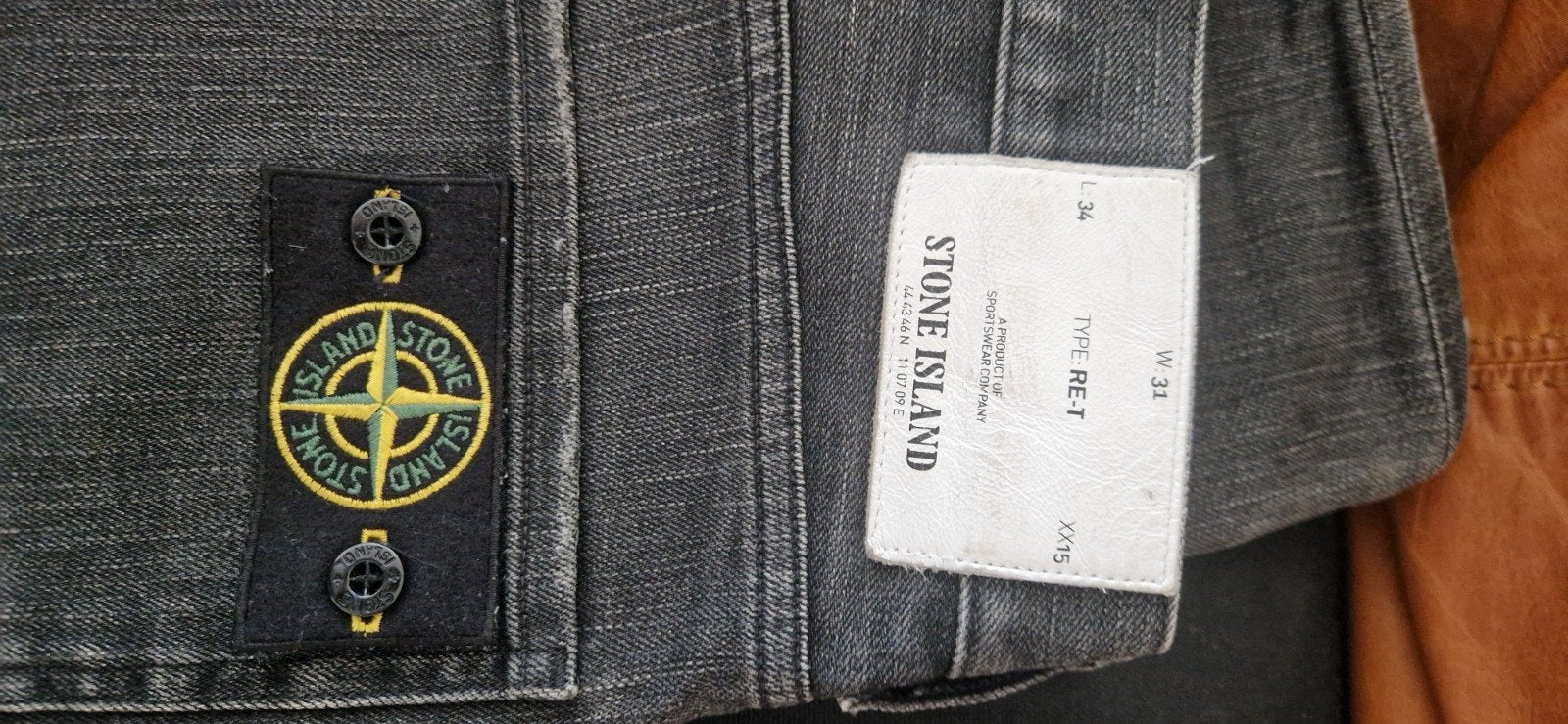 Stone Island Jeans W31 L34 - Zo goed als nieuw, W32 (confectie 46) of kleiner, Ophalen of Verzenden, Grijs, Stone Island