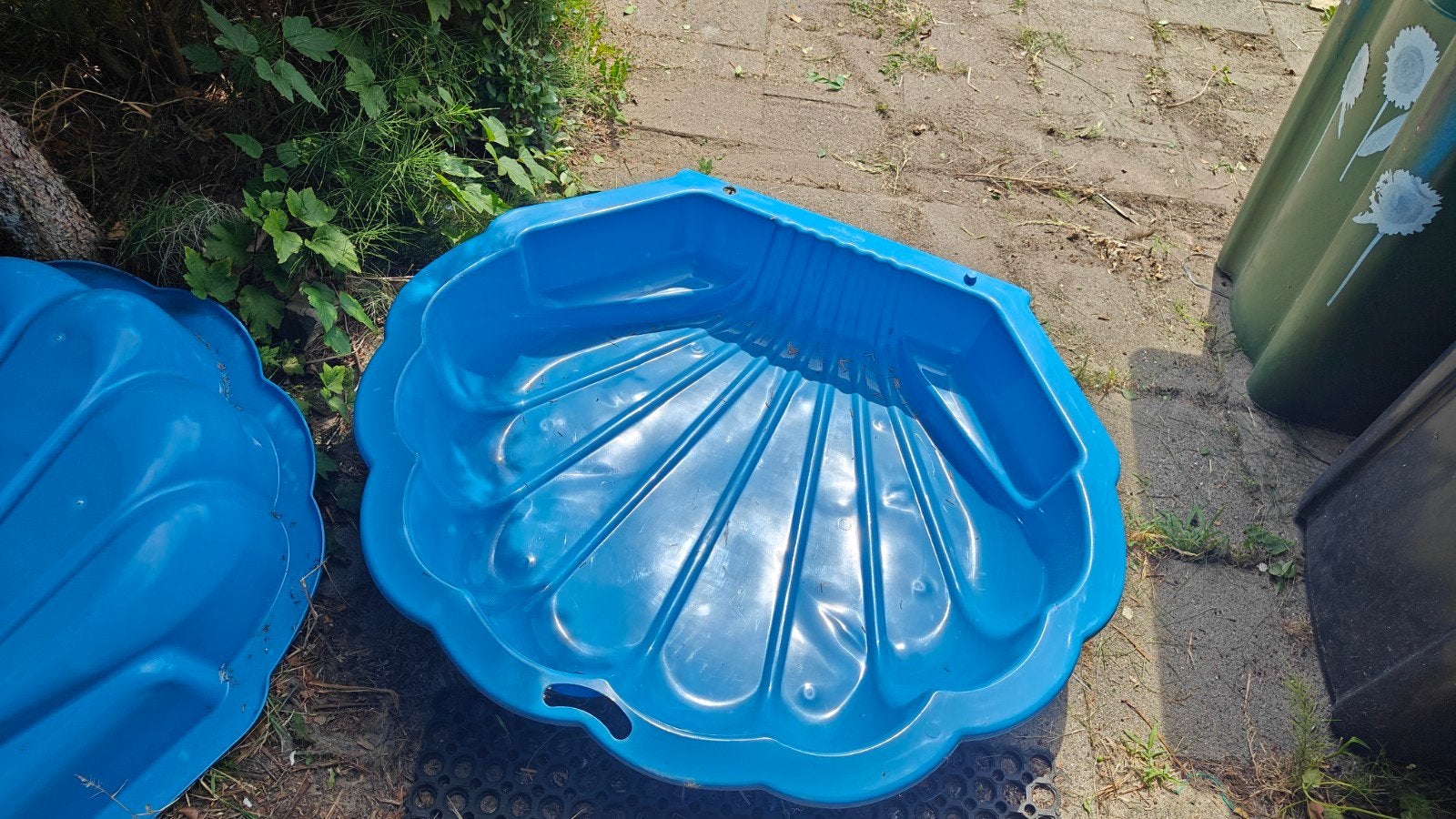 Blauwe schelp zandbak/waterbak, Kinderen en Baby's, Speelgoed | Buiten | Zandbakken, Ophalen