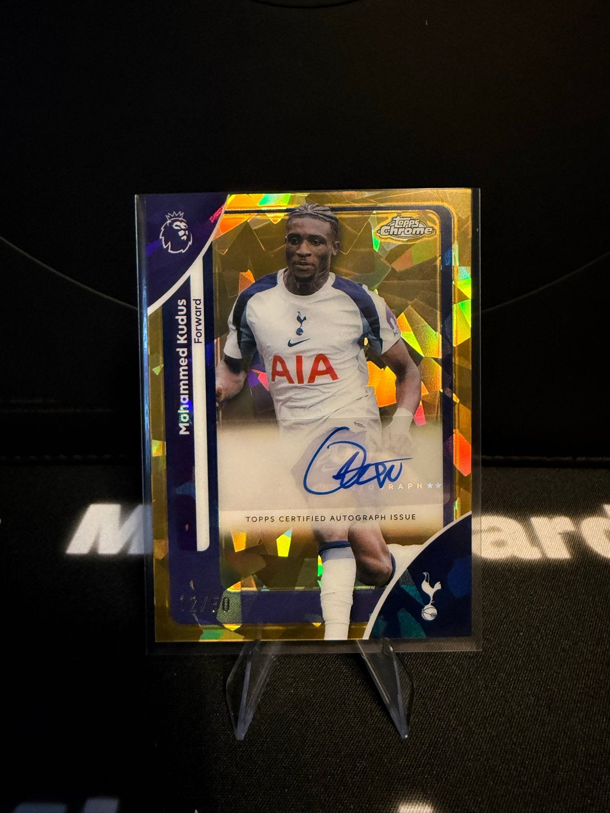 Mohammed Kudus Topps Autograph /50, Ophalen of Verzenden, Zo goed als nieuw, Buitenlandse clubs, Spelerskaart
