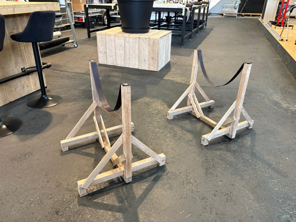 Kano Steunen (opbergsysteem voor kano), Ophalen, Gebruikt