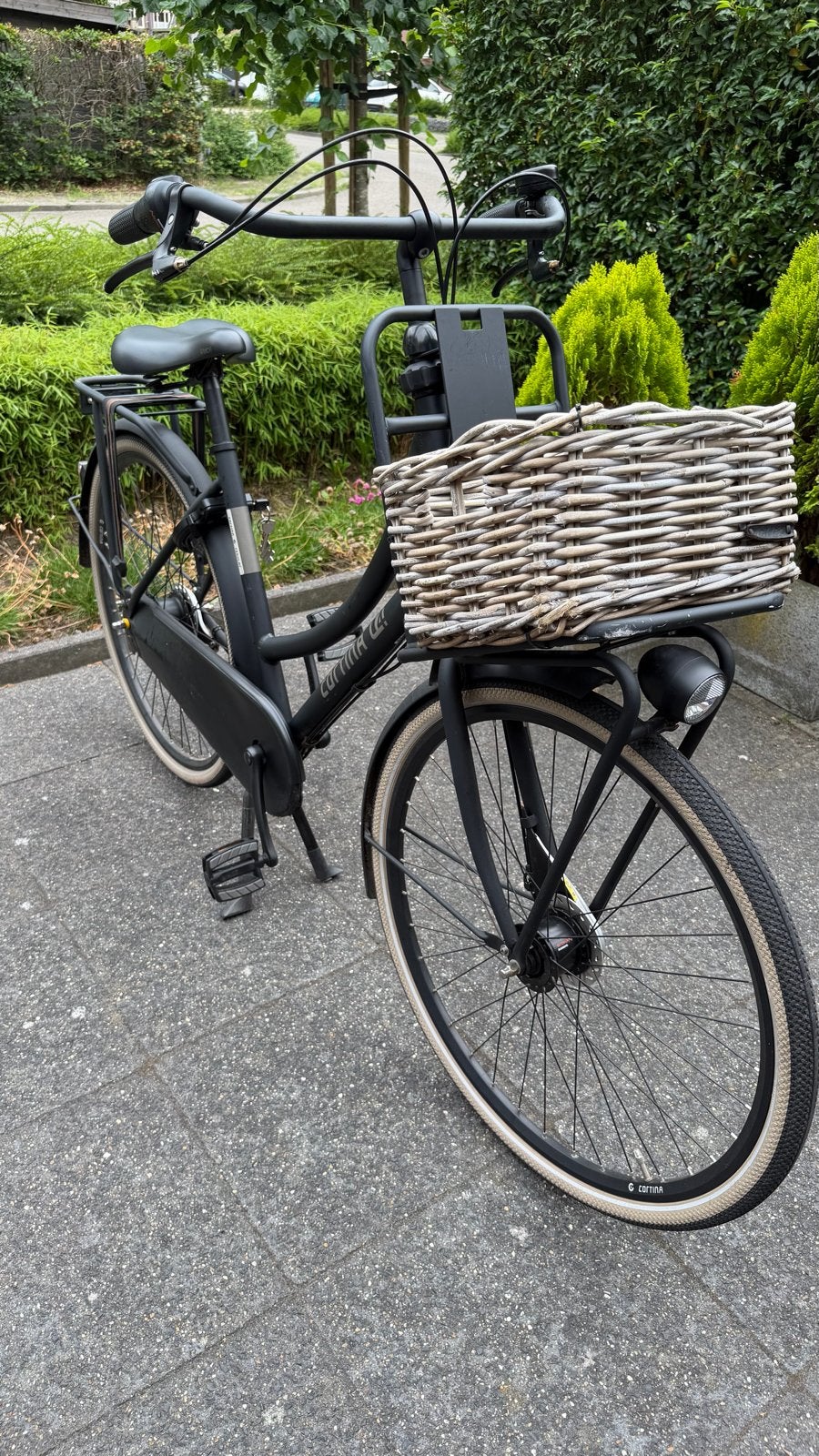 Cortina U4 Transport 50 cm | 7 versnellingen | Matzwart, Fietsen en Brommers, Fietsen | Dames | Damesfietsen, Gebruikt, Versnellingen