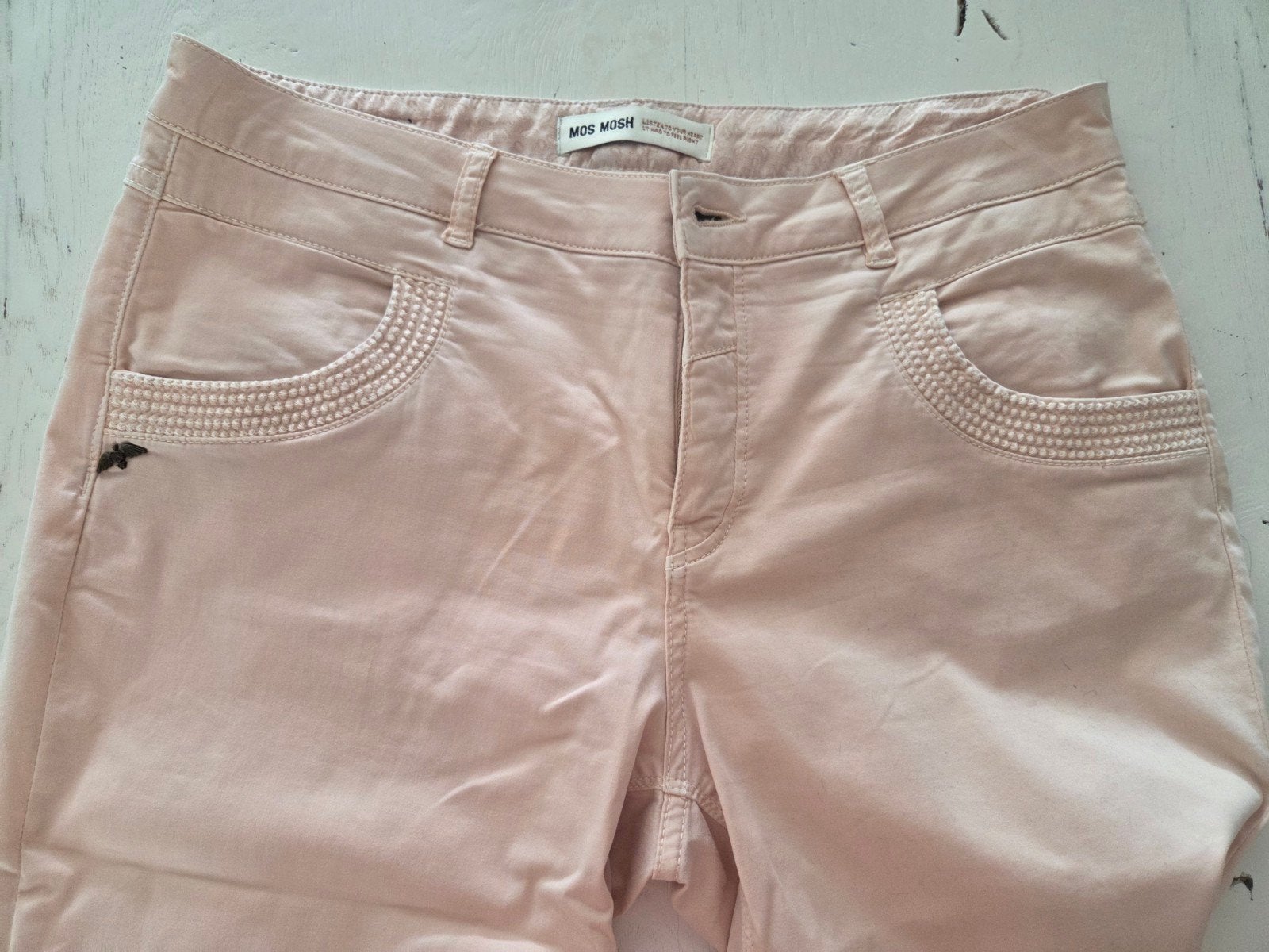 Mos Mosh Naomi Stitch Roze Jeans - Maat 32, Mos Mosh, Ophalen of Verzenden, Zo goed als nieuw, Roze