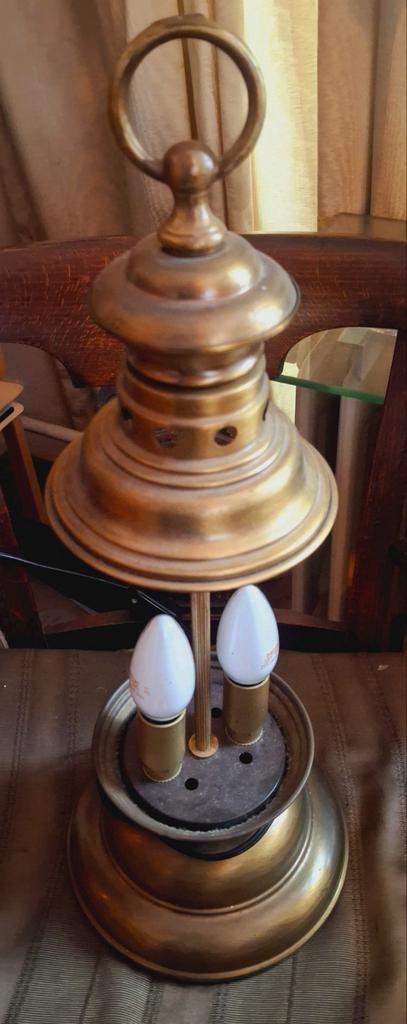 Vintage in "bouillotte-stijl", Antiek en Kunst, Antiek | Lampen, Ophalen of Verzenden