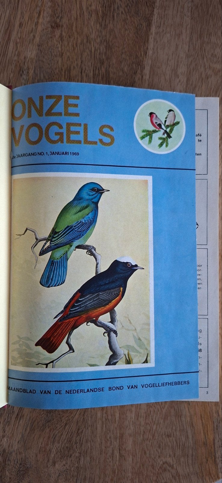 jaargang Onze vogels, Ophalen of Verzenden, Zo goed als nieuw, Nbvv, Vogels