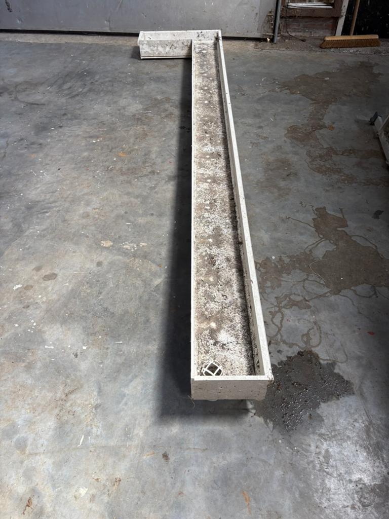 Polytech dakgoot, Ophalen, Pvc, Zo goed als nieuw, Minder dan 2 meter