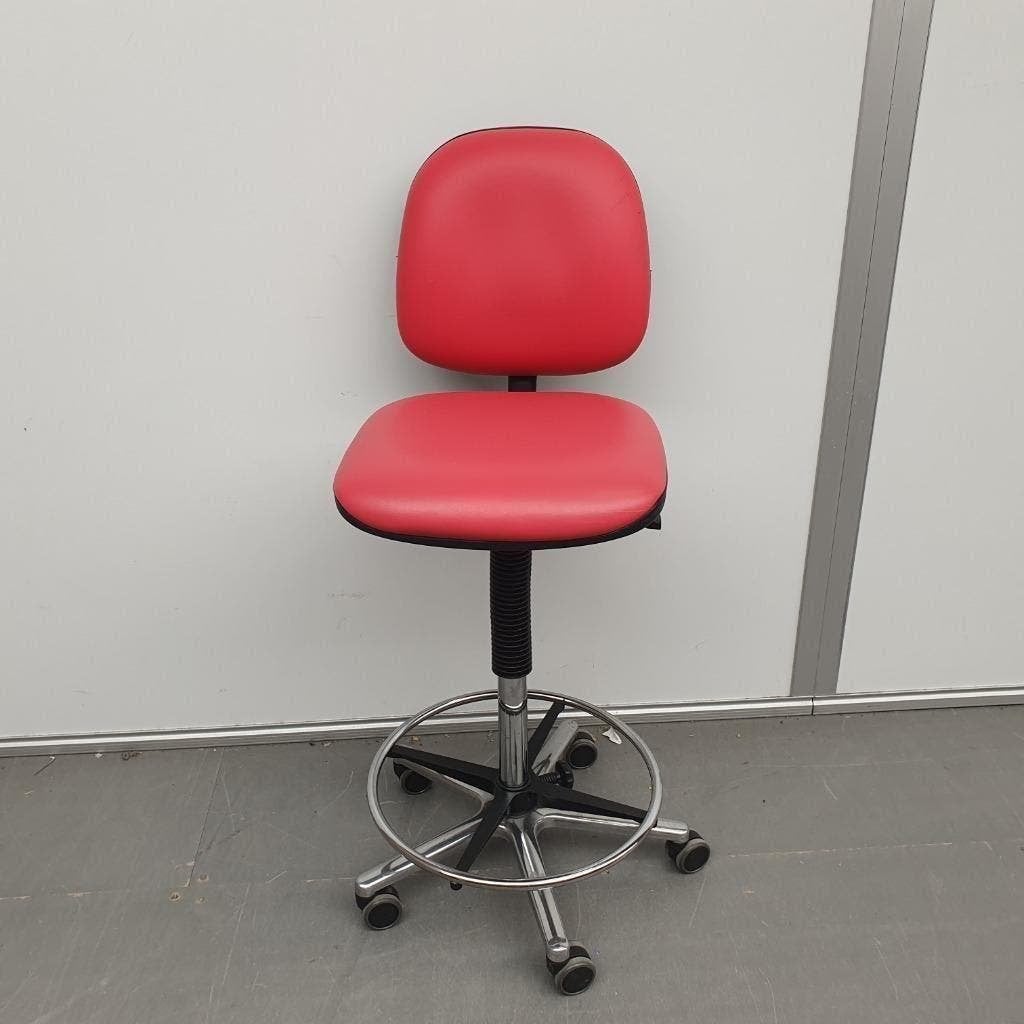 Labkoo hoge werkstoel - roze skai (nieuwe gasveer), Ophalen, Gebruikt