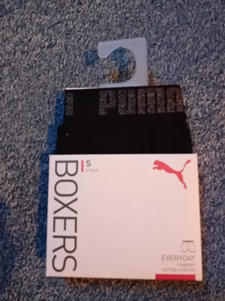 Puma Boxers - Maat S - Nieuw in verpakking, Ophalen of Verzenden, Zwart, Puma, Boxer
