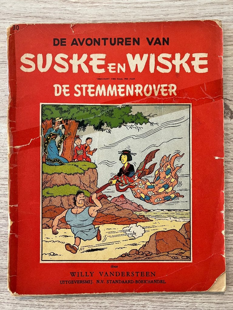 SUSKE EN WISKE DE STEMMENROVER 1957 ! + 6 ANDEREN, Boeken, Gelezen, Willy Vandersteen, Ophalen of Verzenden, Meerdere stripboeken