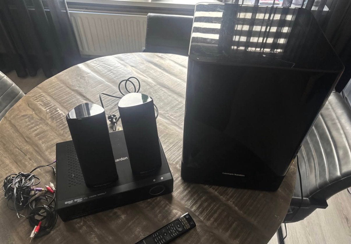 Harman Kardon 2.1 Surround set, Ophalen, Gebruikt