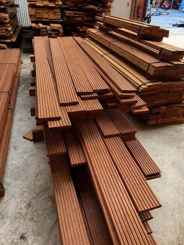 Tali Vlonderplanken 145x25 mm | €11,- p/m, Doe-het-zelf en Verbouw, Ophalen, Minder dan 25 mm, Nieuw, Plank