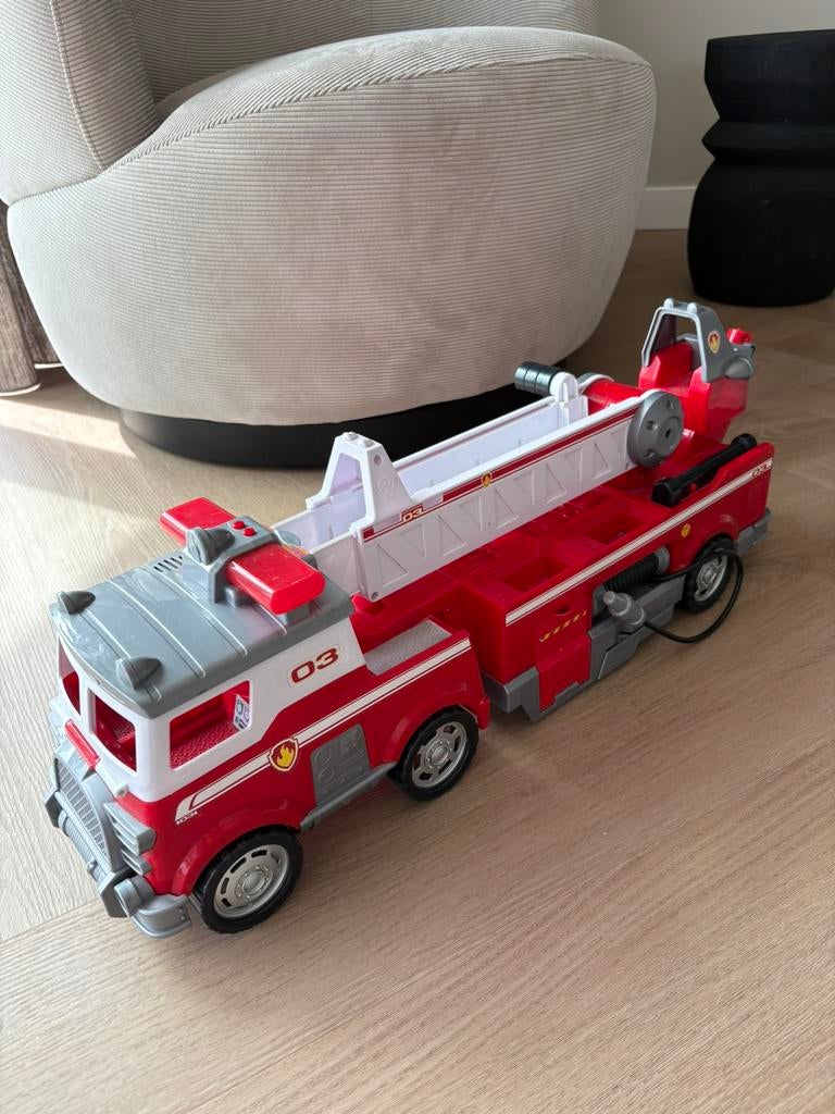 Paw Patrol brandweerwagen, Ophalen, Gebruikt