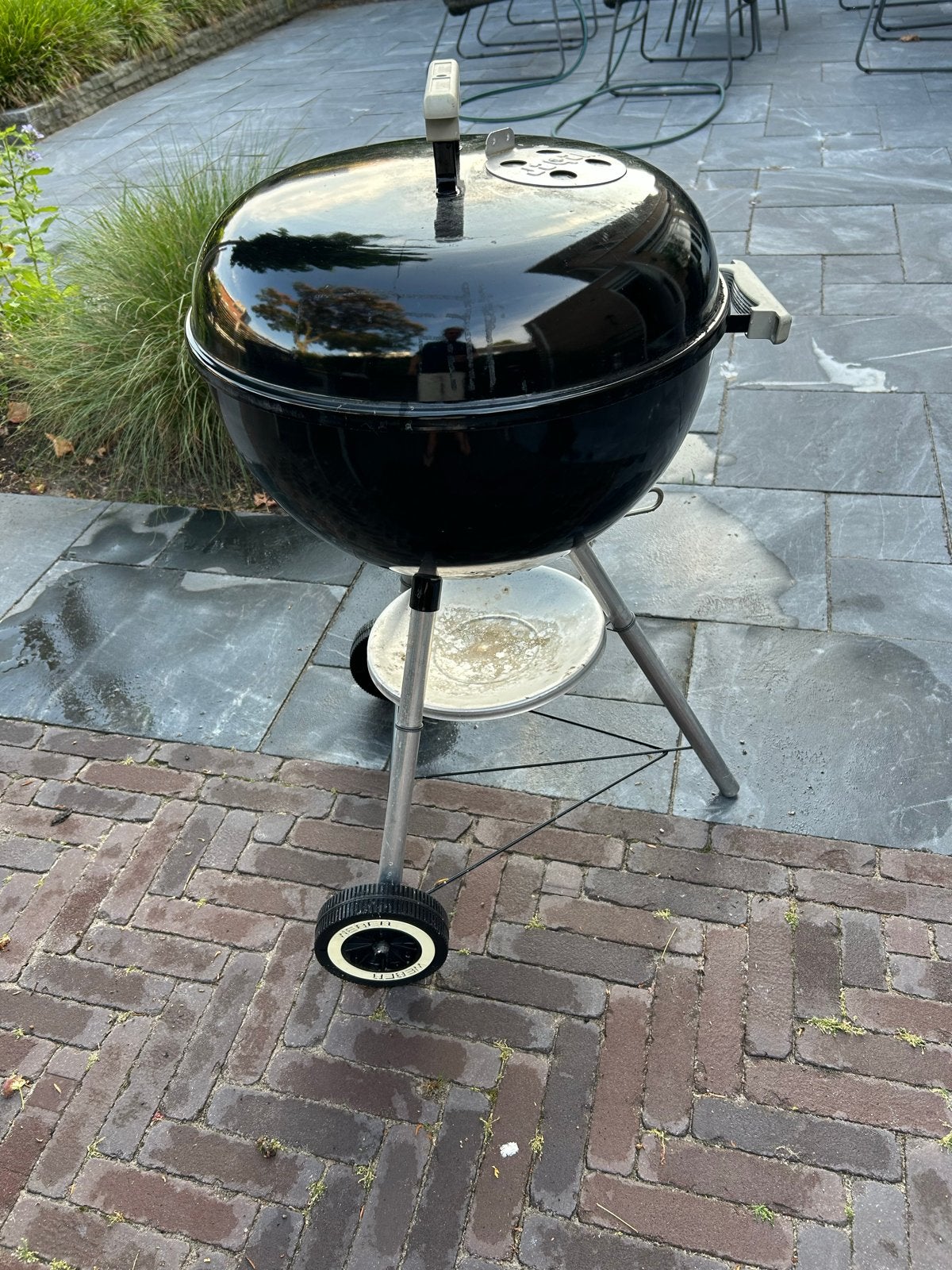 Weber Bar-B Kettle BBQ 47cm met hoes, Ophalen, Gebruikt, Met accessoires