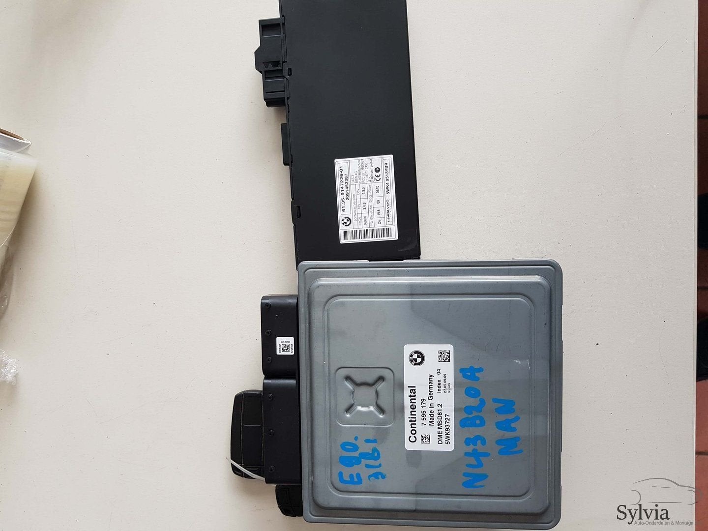 Startset Contactslot ECU BMW 1 serie E87 E90 N43 7595179 613, Auto-onderdelen, Elektronica en Kabels, Gebruikt, -, -, Ophalen of Verzenden
