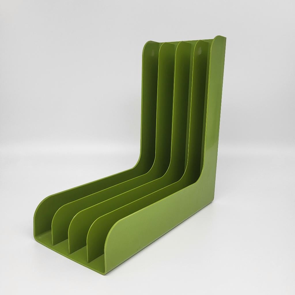 Gustavsberg Style Records Holder Vinyl LP Record Stand groen, Ophalen of Verzenden, Gebruikt, 12 inch