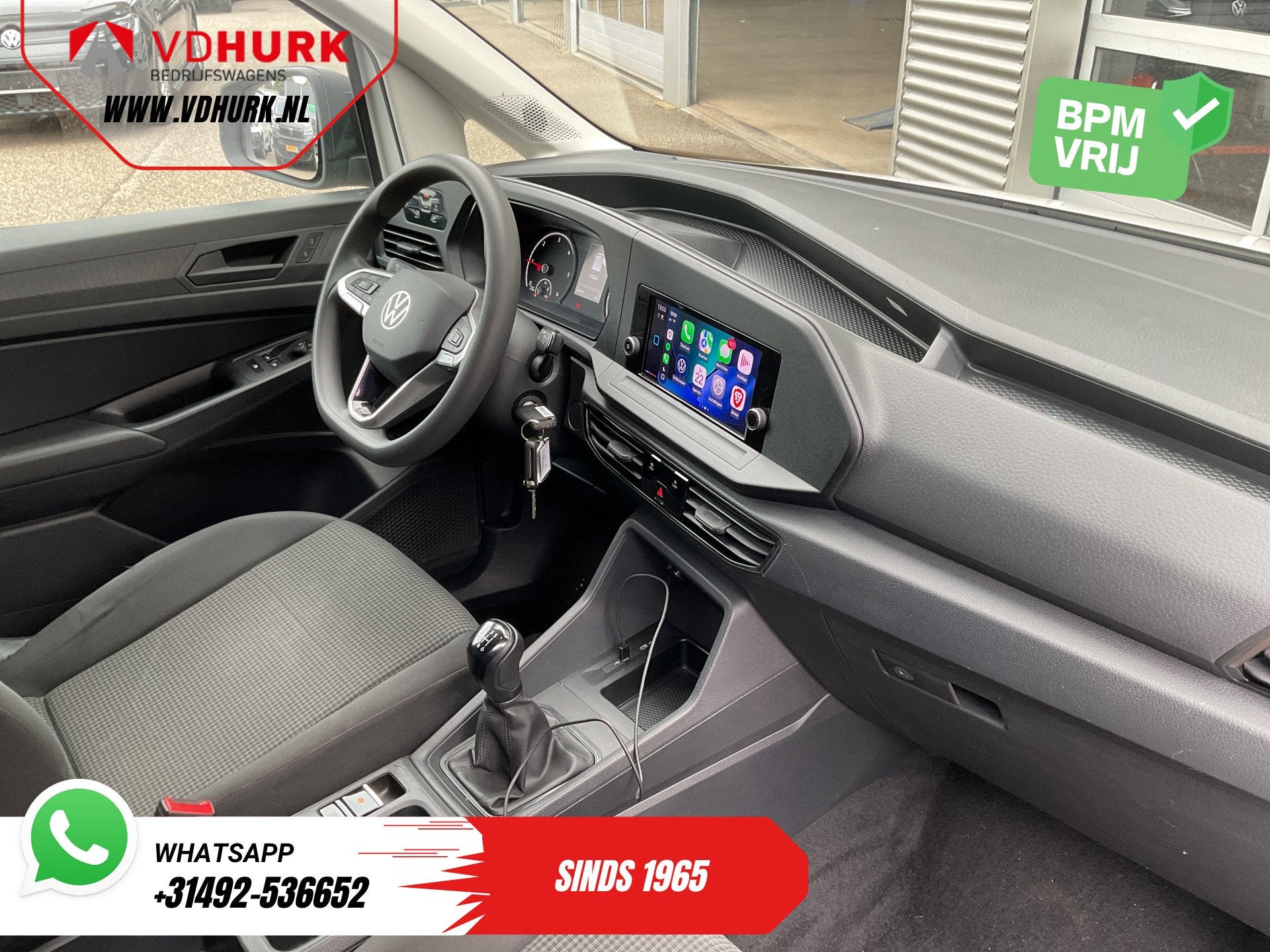 Volkswagen Caddy Cargo 2.0 TDI 100 pk Carplay/ Imperiaal/ Cr, Auto's, Voorwielaandrijving, Gebruikt, 4 cilinders, Volkswagen