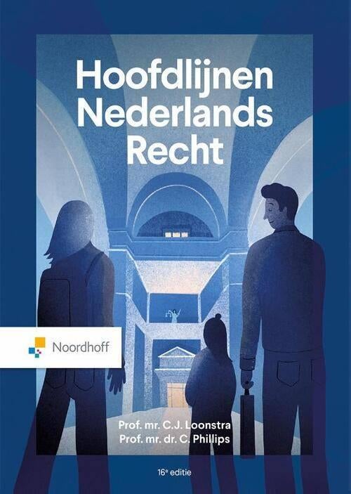 Hoofdlijnen Nederlands recht, Boeken, Studieboeken en Cursussen, Zo goed als nieuw, Wolters Kluwer, Beta, HBO